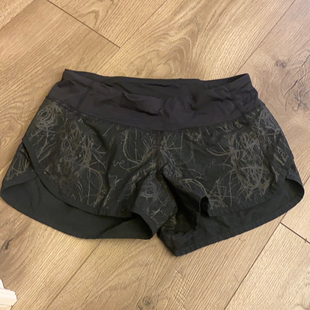 Size 2 Lululemon Speed Shorts